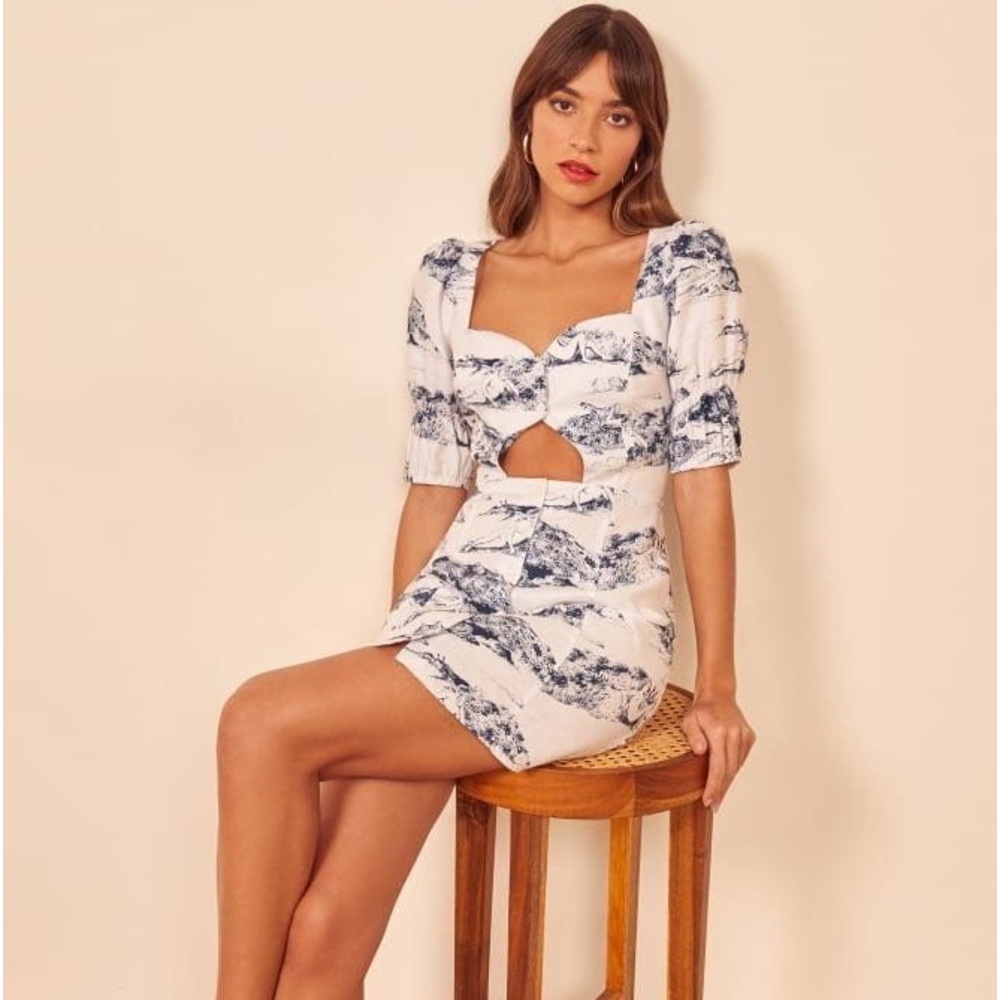 Reformation Clay linen dress in Covina